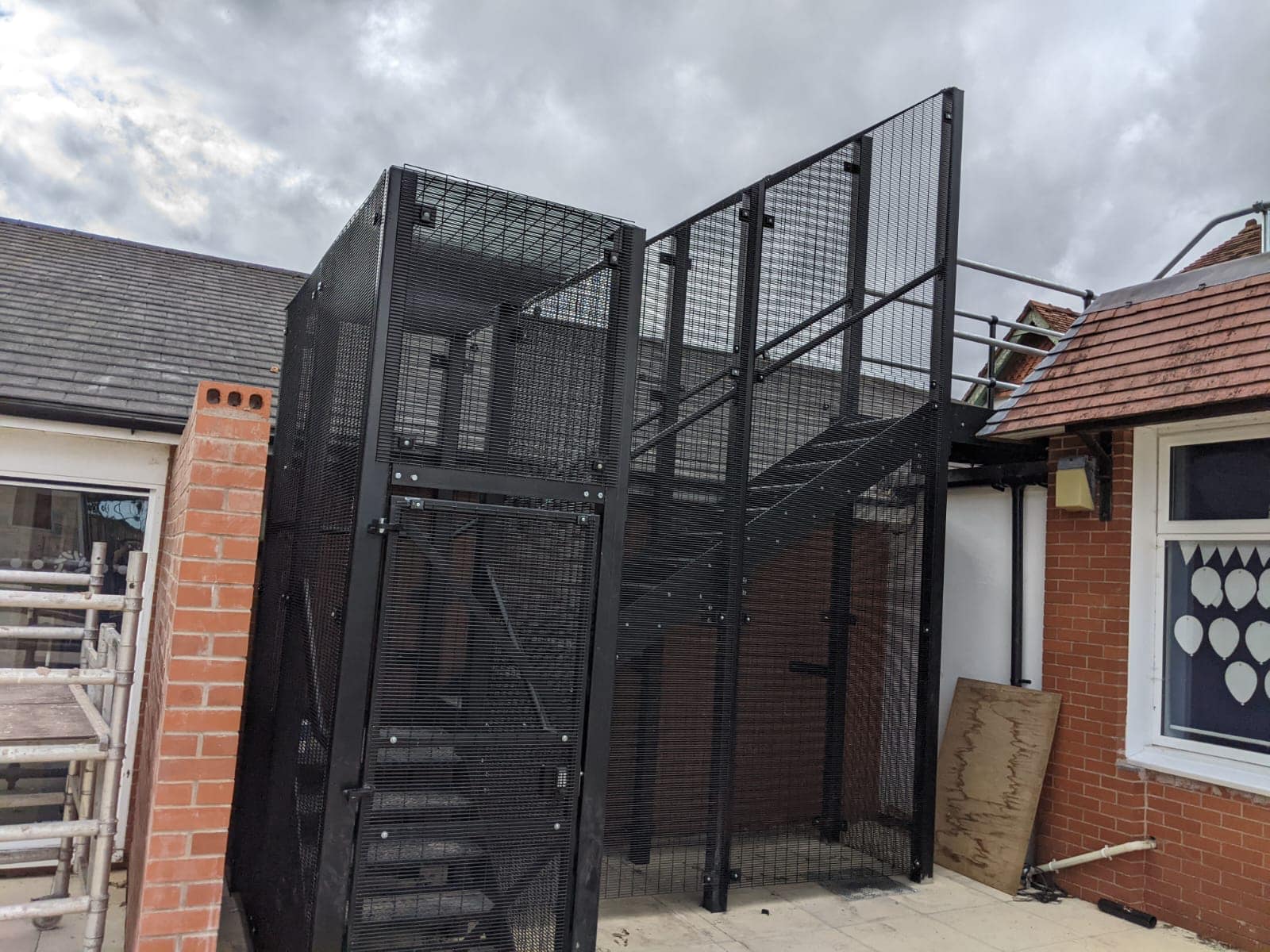 Home fire escape mesh